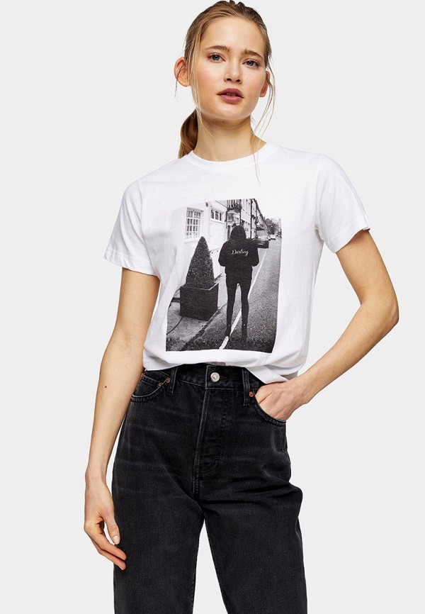 

Футболка Topshop, Белый, Topshop TO029EWIVSY4