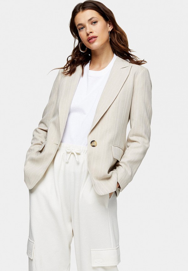 

Пиджак Topshop, Бежевый