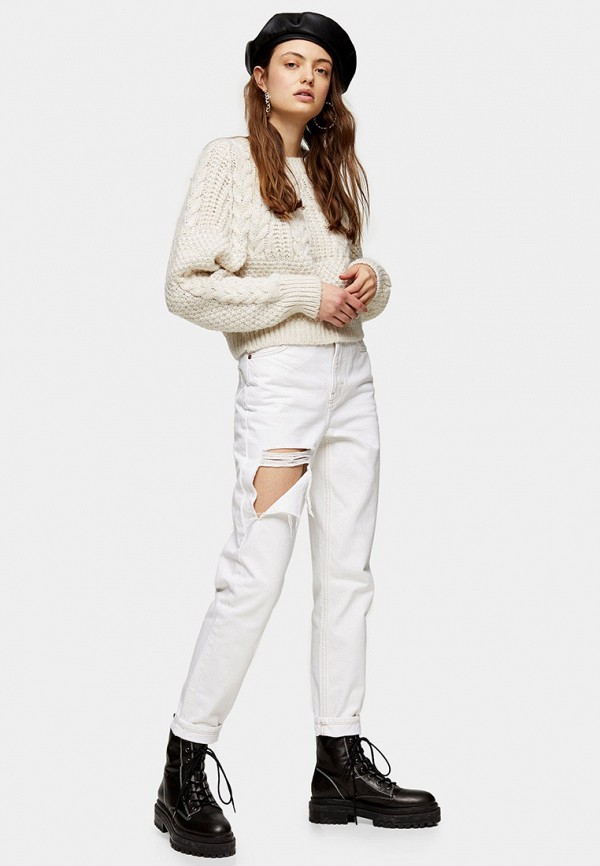 

Джинсы Topshop, Белый, Topshop TO029EWIYFK7