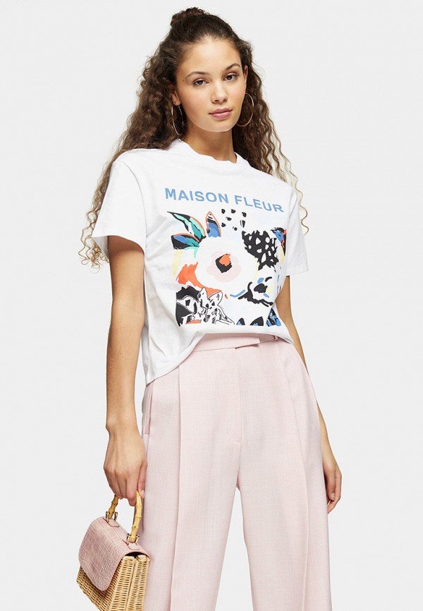 

Футболка Topshop, Белый, Topshop TO029EWIYFM5