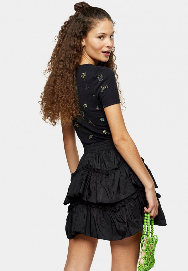 

Футболка Topshop, Черный, Topshop TO029EWIYFM7
