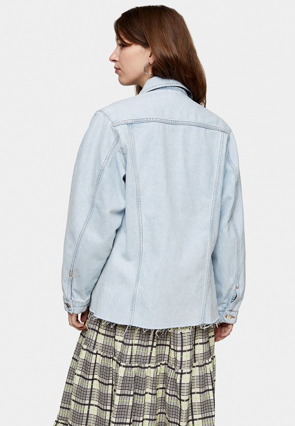

Куртка джинсовая Topshop, Голубой, Topshop TO029EWIYFN0