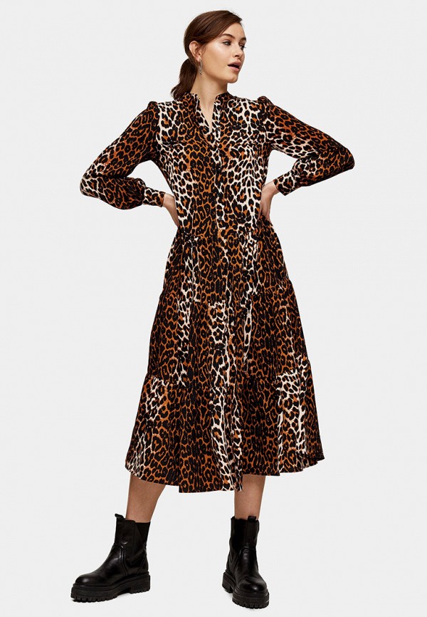 

Платье Topshop, Коричневый