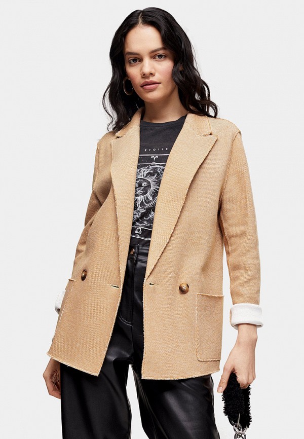 

Пиджак Topshop, Бежевый