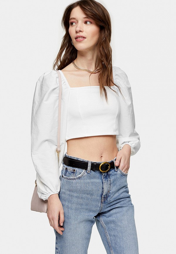 

Блуза Topshop, Белый, Topshop TO029EWJGJZ5