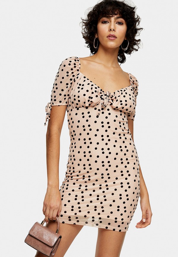 

Платье Topshop, Бежевый