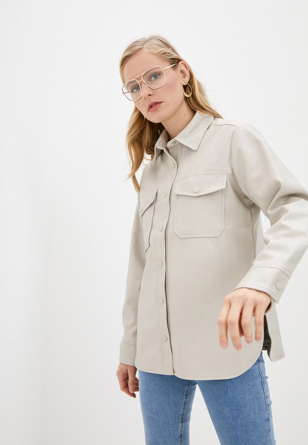 

Рубашка Topshop, Бежевый