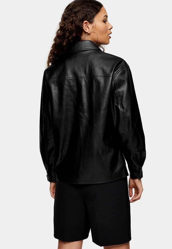 

Куртка кожаная Topshop, Черный, Topshop TO029EWJGKD1
