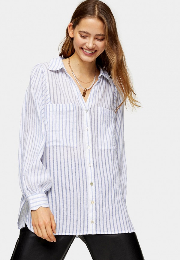 

Блуза Topshop, Синий, Topshop TO029EWJGKD5