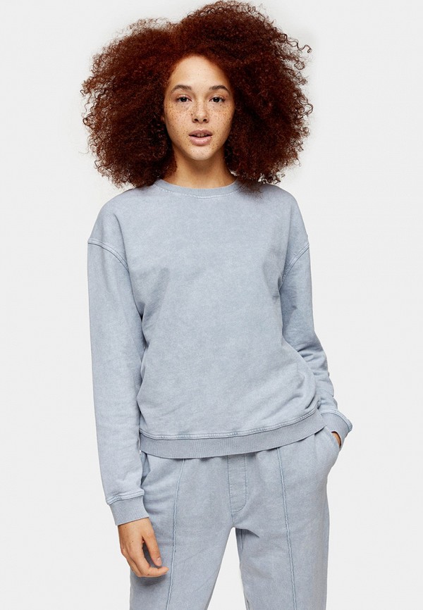 

Свитшот Topshop, Голубой, Topshop TO029EWJGKH2
