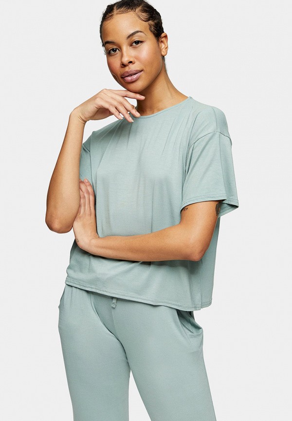 

Футболка Topshop, Голубой, Topshop TO029EWJGKH4