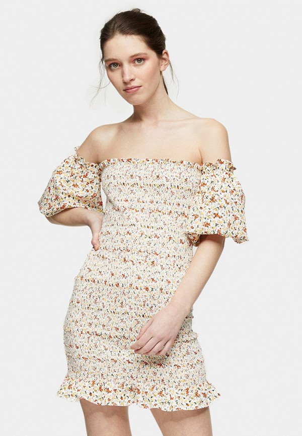 

Платье Topshop, Бежевый