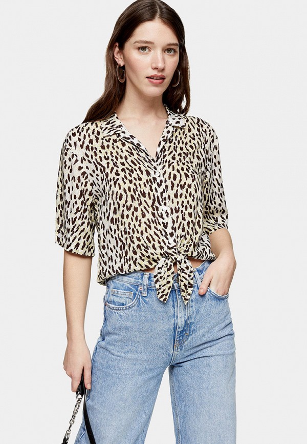 

Рубашка Topshop, Бежевый
