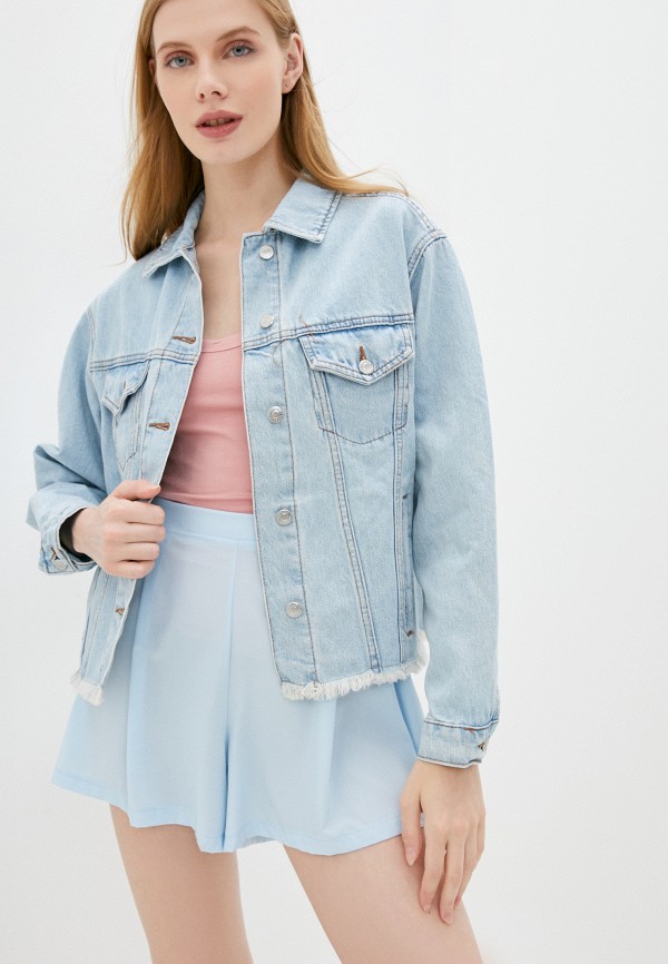 

Куртка джинсовая Topshop, Голубой, Topshop TO029EWJPMP3