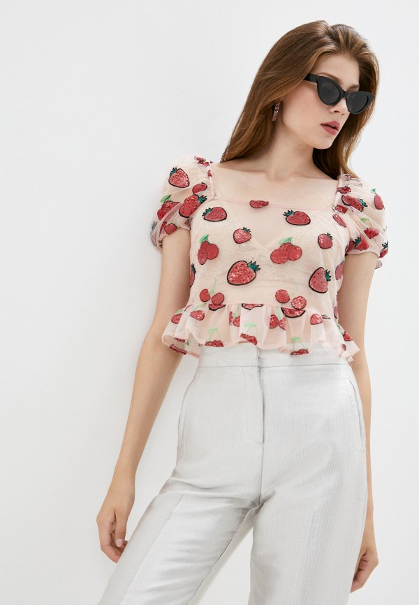 

Блуза Topshop, Розовый, Topshop TO029EWJQUU2