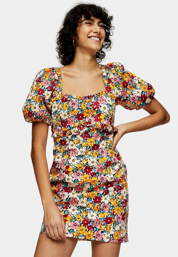 

Платье Topshop, Мультиколор, Topshop TO029EWJUEN4