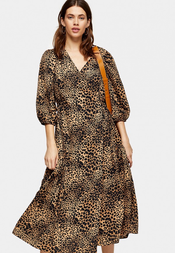 

Платье Topshop, Коричневый, Topshop TO029EWJWYN5