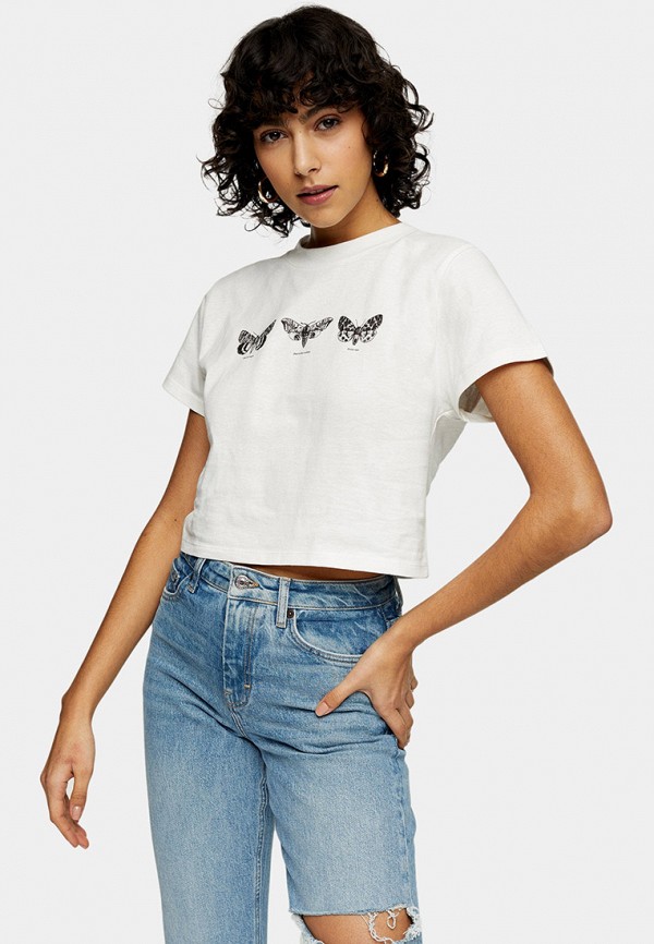 

Футболка Topshop, Белый, Topshop TO029EWKFNF2