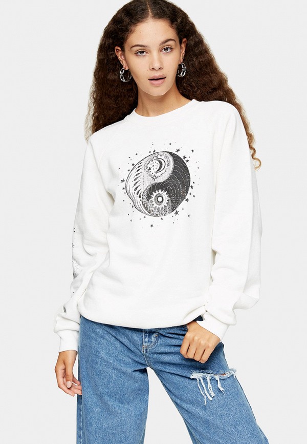 

Свитшот Topshop, Белый, Topshop TO029EWKVHS9
