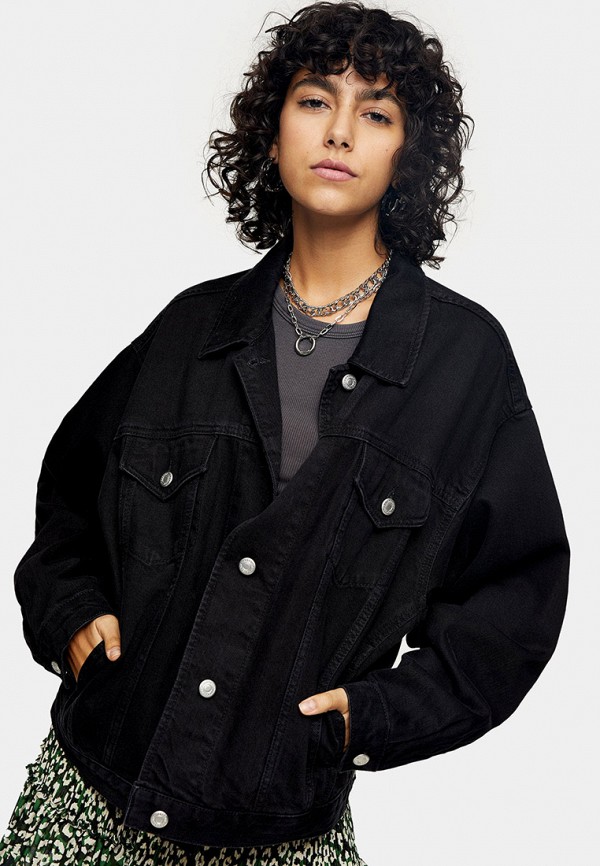 

Куртка джинсовая Topshop, Черный