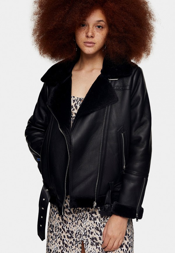 

Дубленка Topshop, Черный
