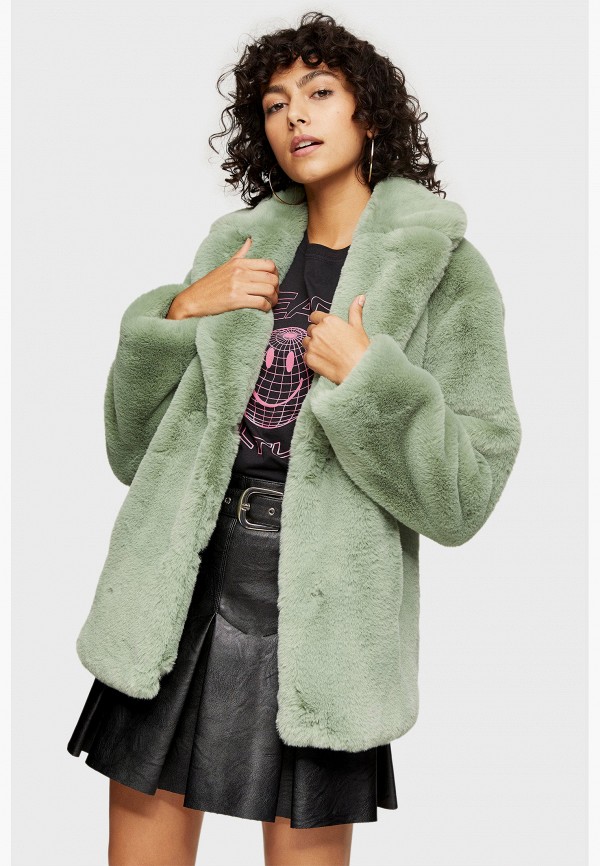 

Шуба Topshop, Зеленый