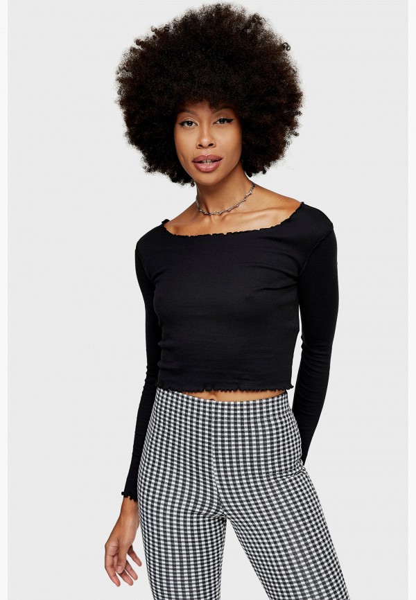 

Лонгслив Topshop, Черный, Topshop TO029EWLAOK6