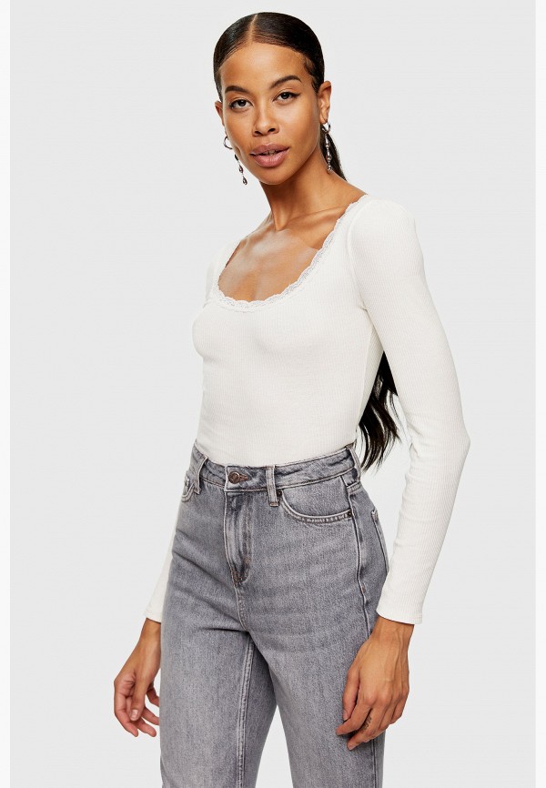 

Лонгслив Topshop, Белый