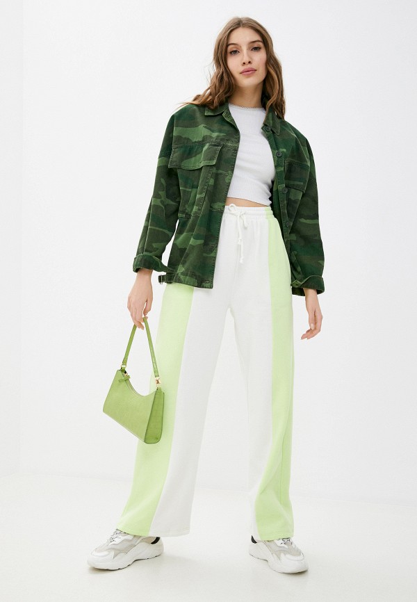 

Брюки спортивные Topshop, Зеленый, Topshop TO029EWLDIC0