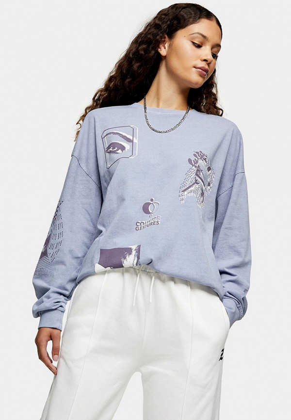 

Лонгслив Topshop, Фиолетовый, Topshop TO029EWLFLJ9
