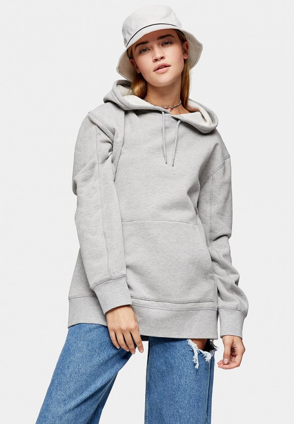

Худи Topshop, Серый, Topshop TO029EWLFLK3
