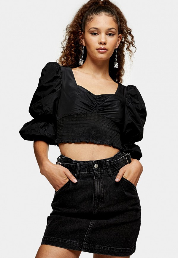

Юбка джинсовая Topshop, Черный