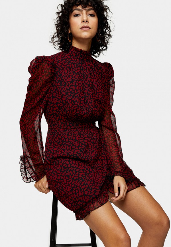 

Платье Topshop, Бордовый