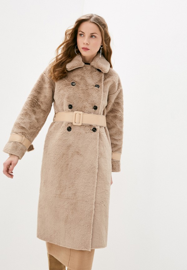 

Шуба Topshop, Бежевый