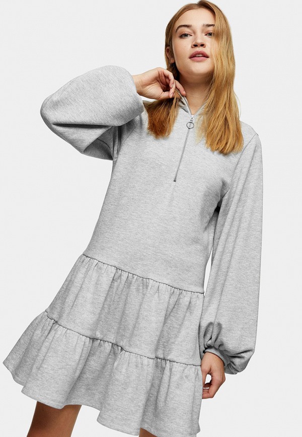 

Платье Topshop, Серый, Topshop TO029EWLMRX4