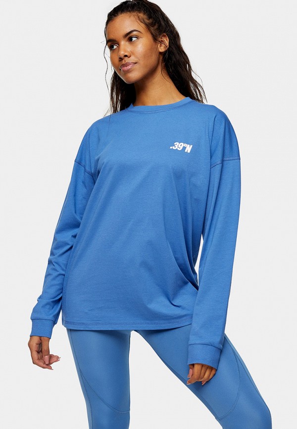 

Лонгслив спортивный Topshop, Синий