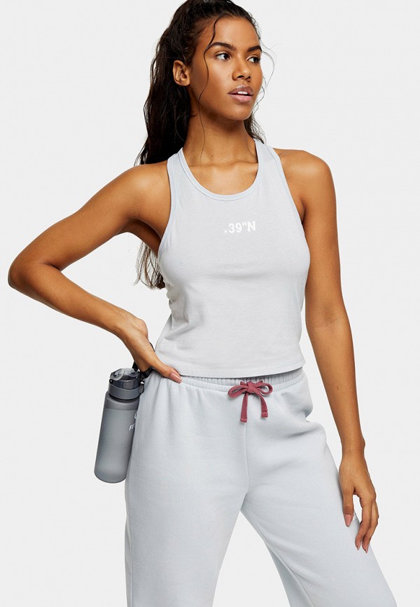 

Топ спортивный Topshop, Серый