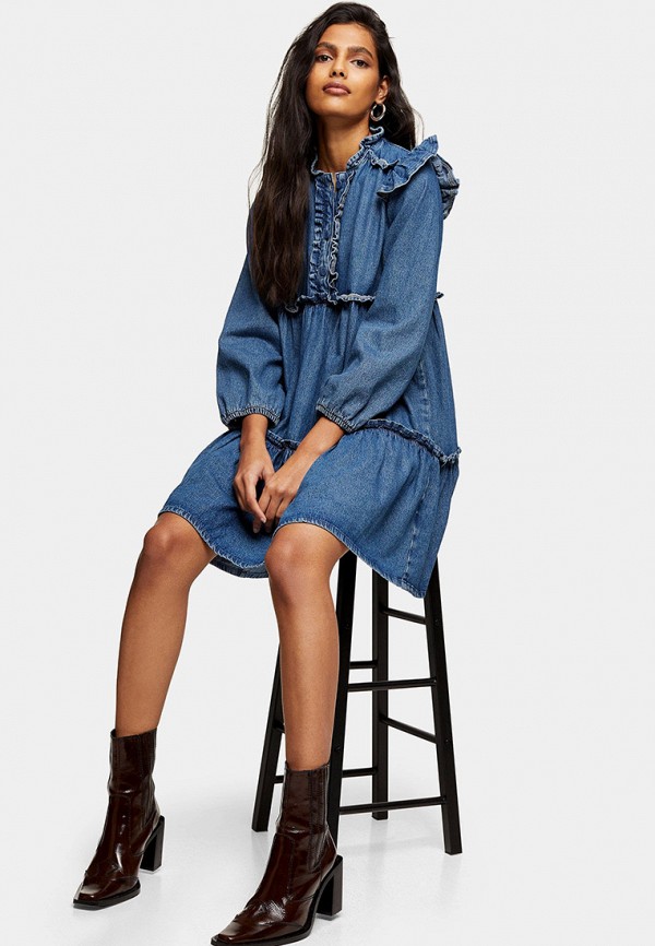фото Платье джинсовое topshop