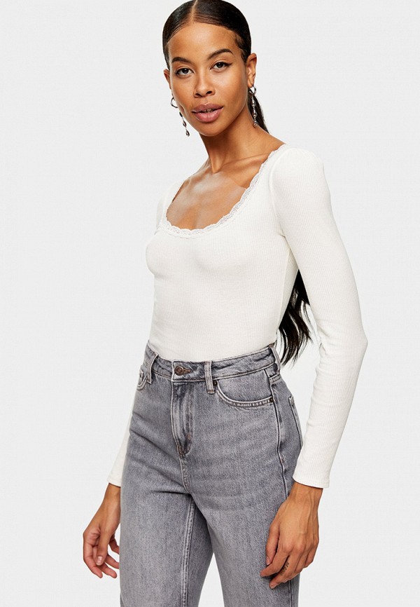 

Лонгслив Topshop, Белый