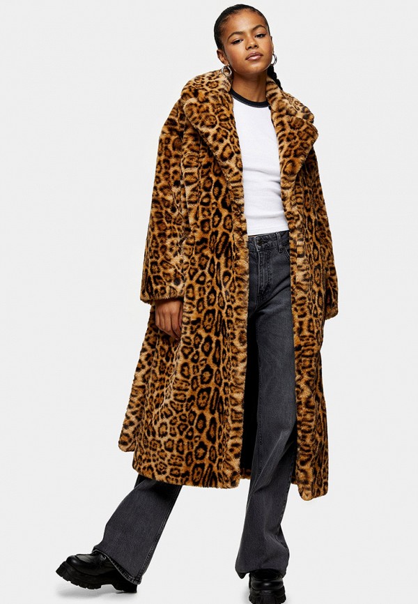 

Шуба Topshop, Коричневый