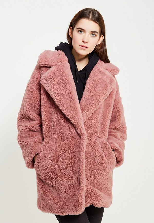 

Шуба Topshop, Розовый