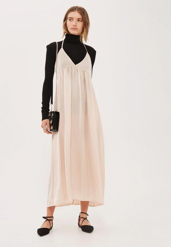 

Платье Topshop, Бежевый