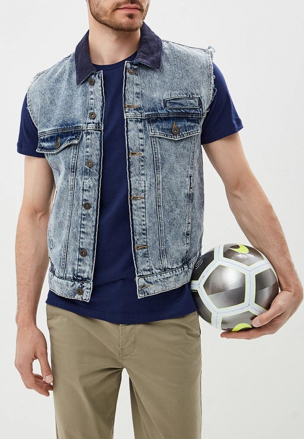 

Жилет джинсовый Topman, Синий