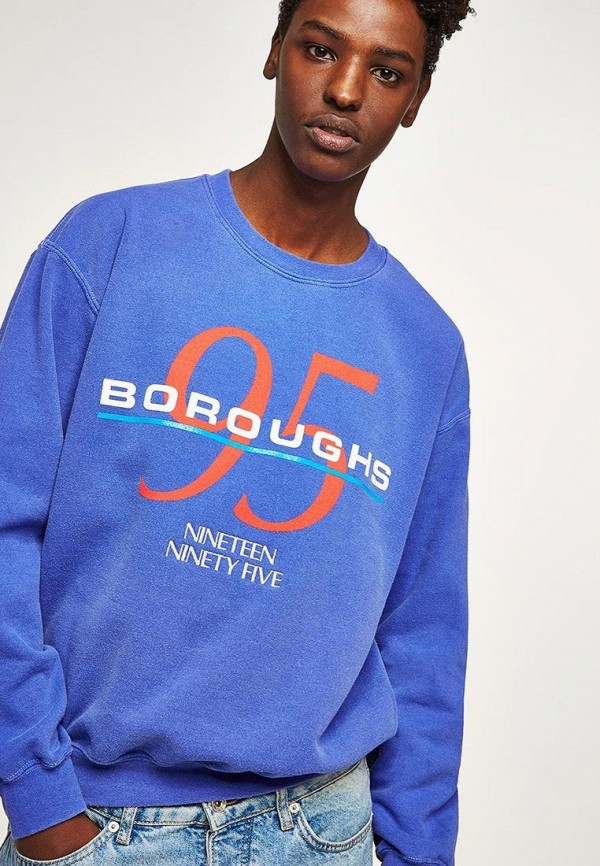 

Свитшот Topman, Topman TO030EMBVIQ9, Синий