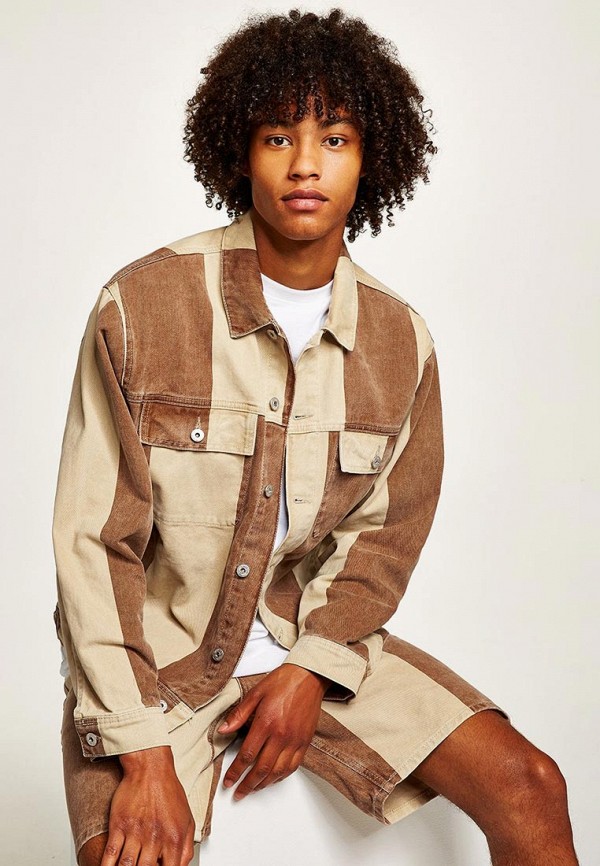 

Куртка джинсовая Topman, Бежевый