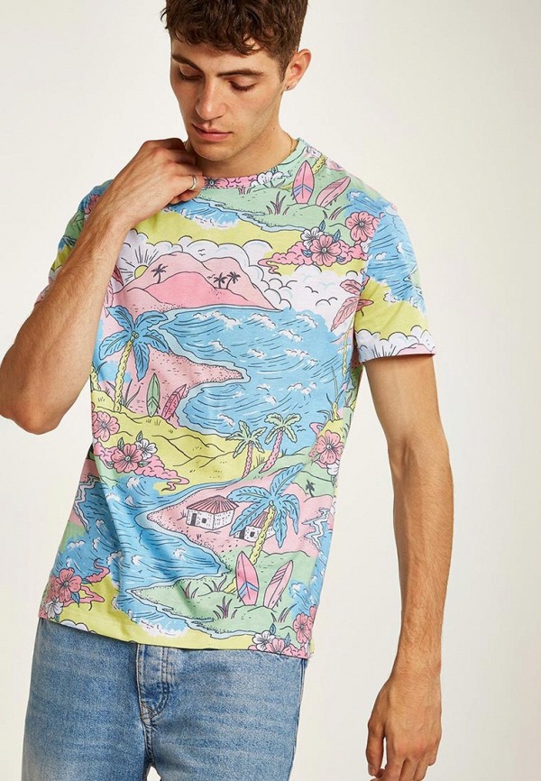 

Футболка Topman, Голубой