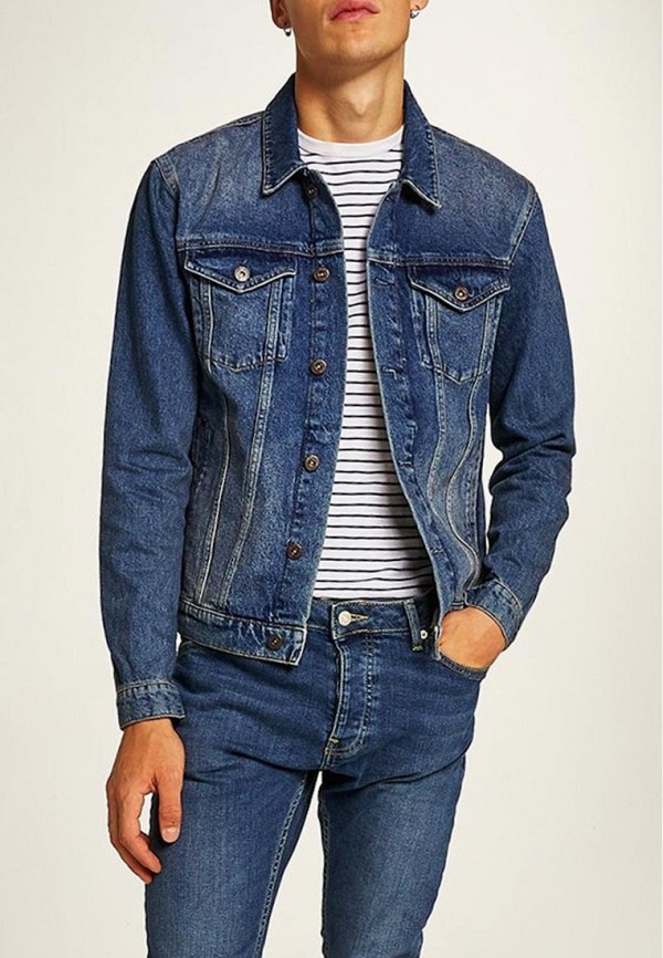 

Куртка джинсовая Topman, Синий