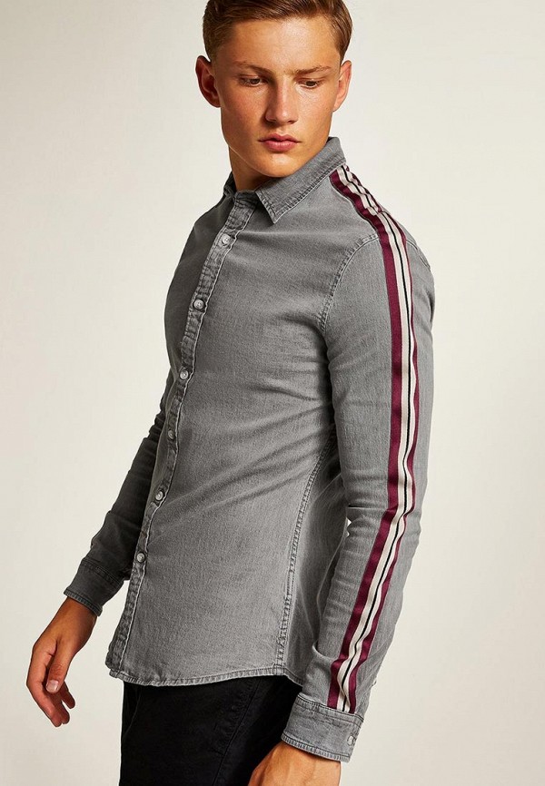 

Рубашка джинсовая Topman, Серый