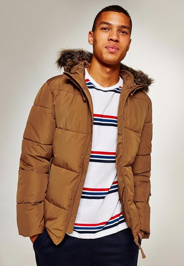 

Куртка утепленная Topman, Коричневый