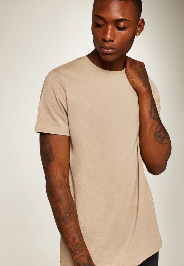 

Футболка Topman, Topman TO030EMCUQX8, Бежевый